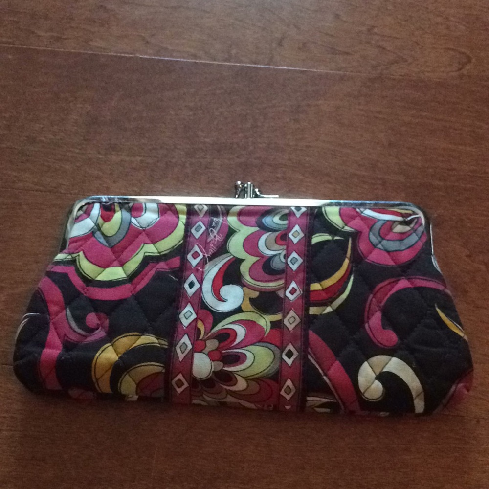 Vera Bradley Double Snap Clasp Wallet